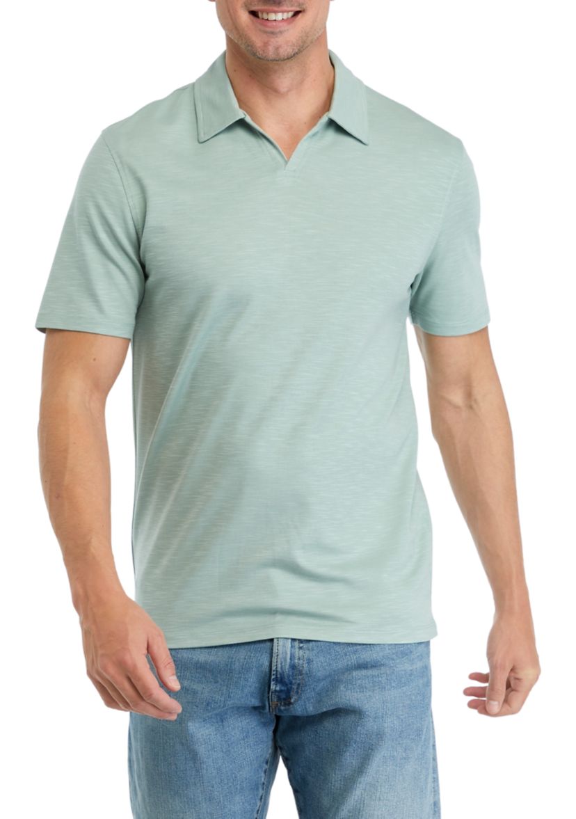 Mens Sport Solid Classic Polo Shirt