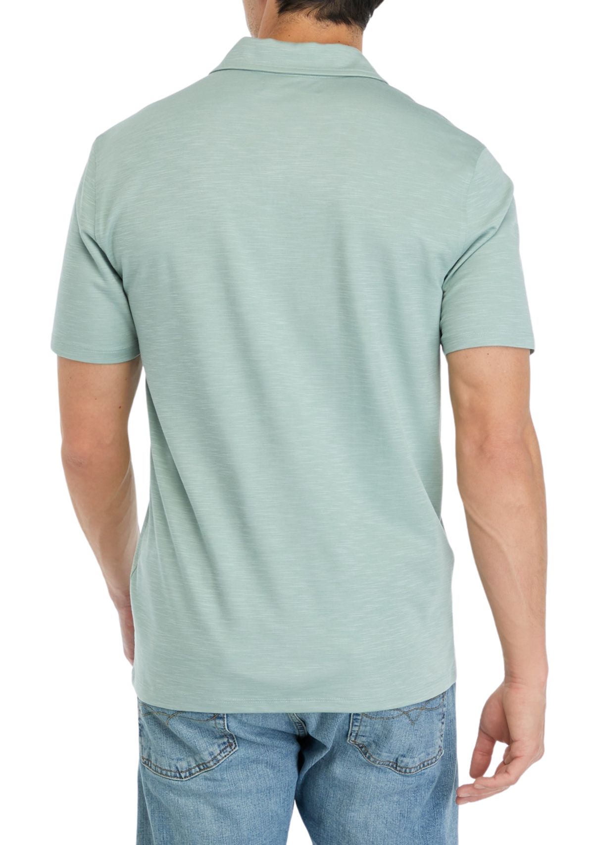Mens Sport Solid Classic Polo Shirt