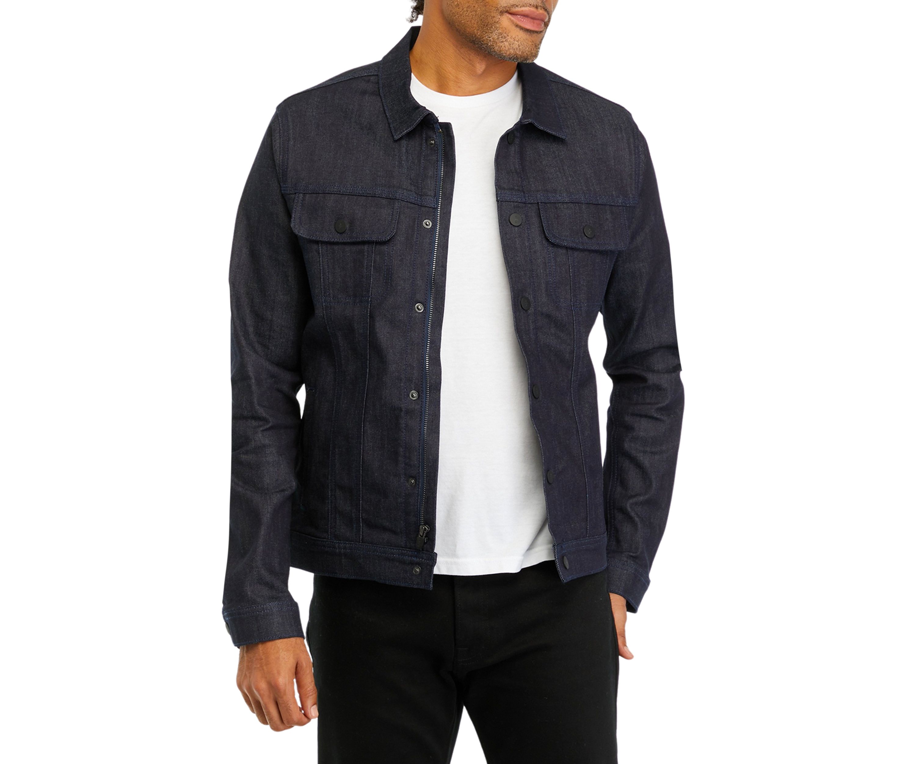 Navy Denim Classic Sport Coat 