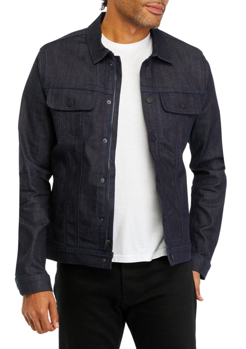Navy Denim Classic Sport Coat 