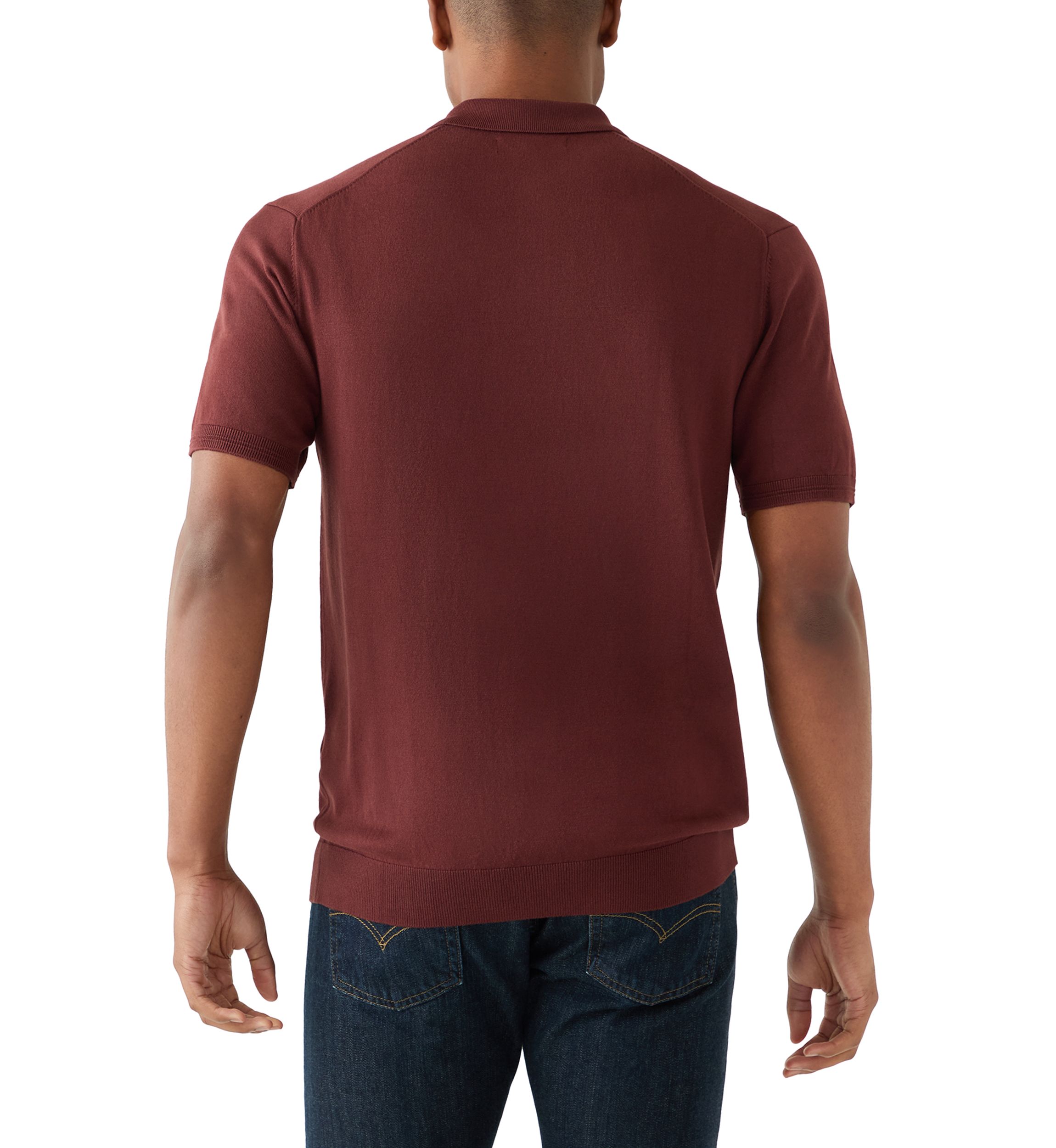 Mens Basic Sweater Polo