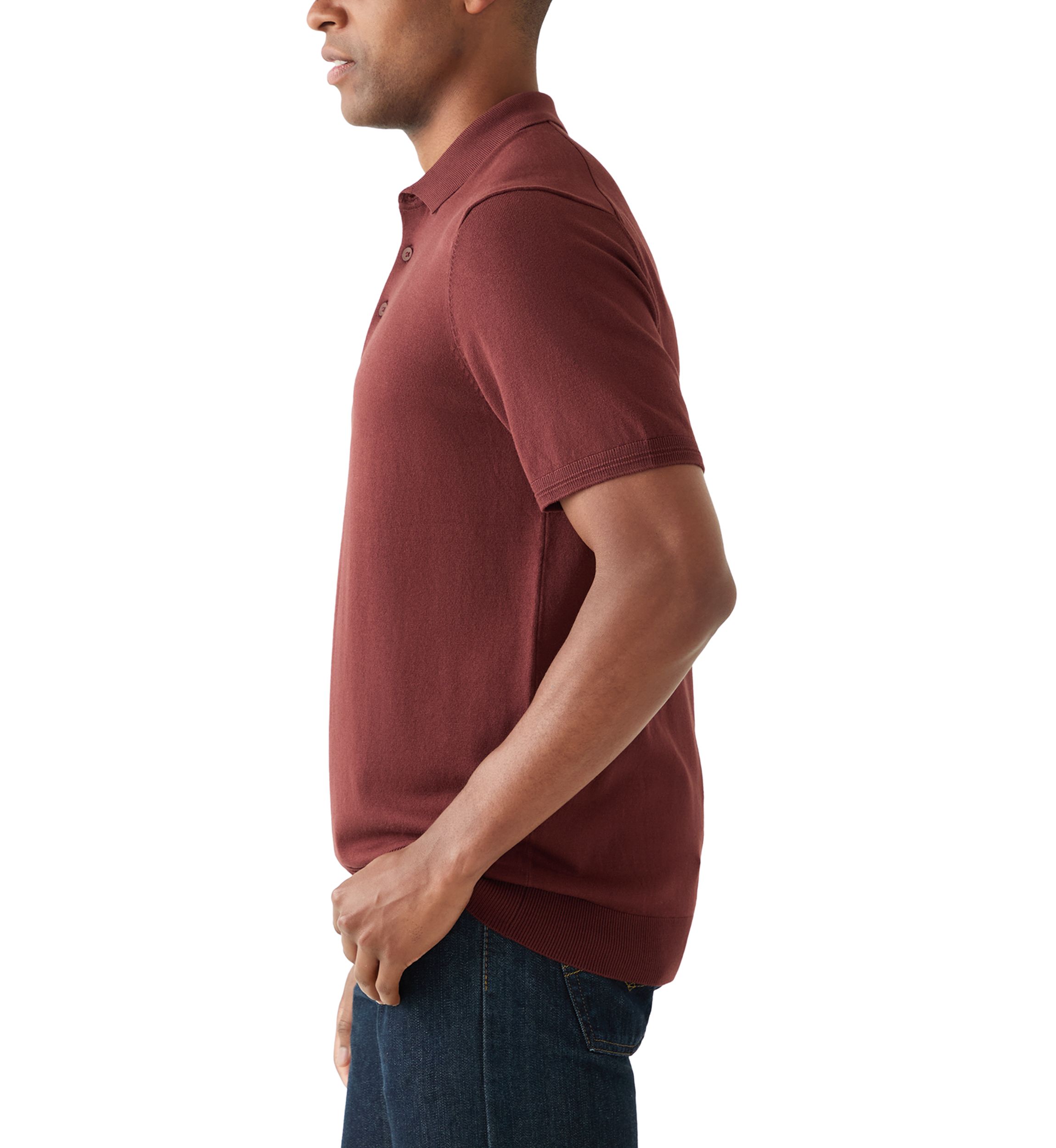 Mens Basic Sweater Polo