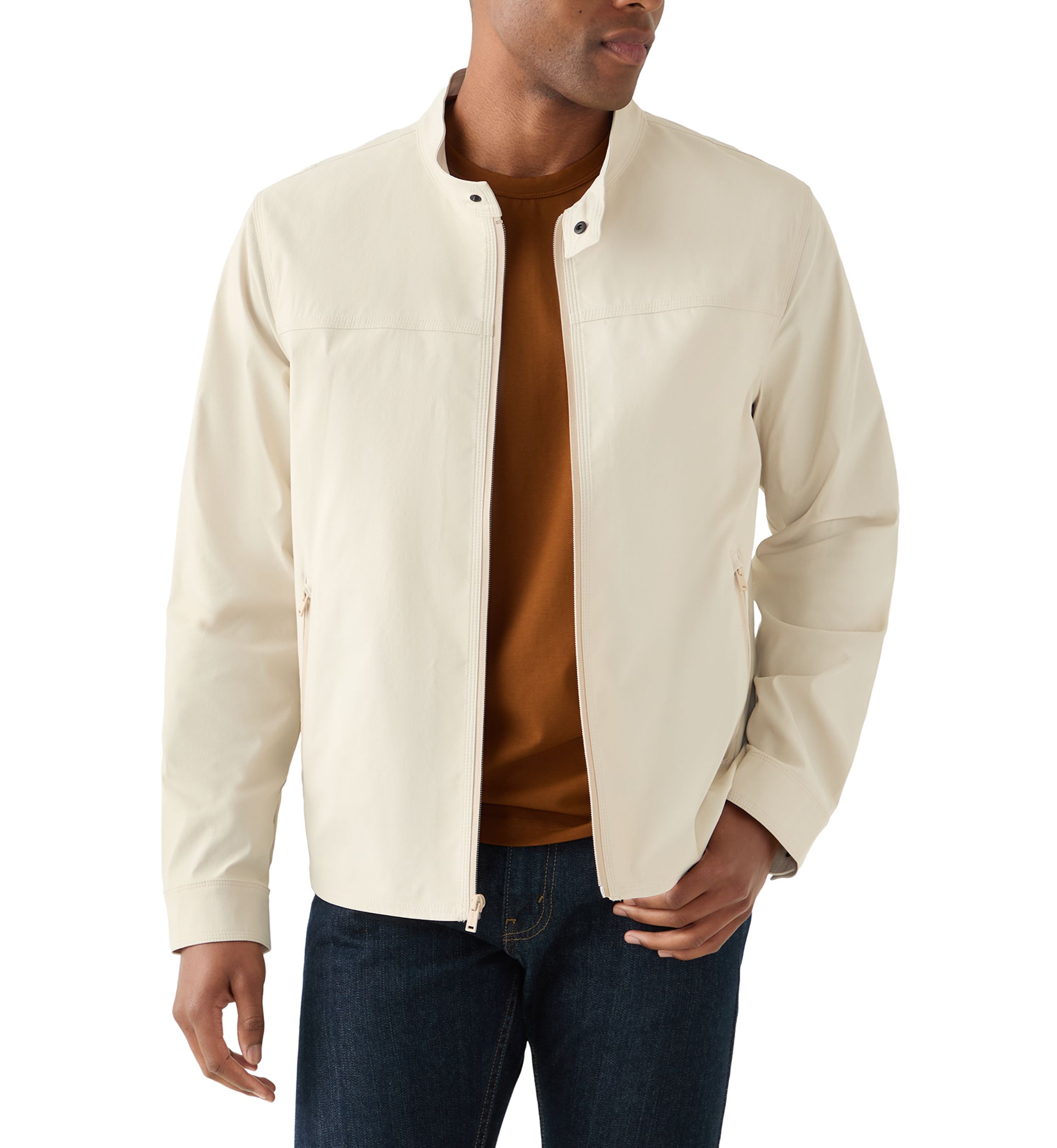 Sport Offwhite Plain Classic Sports Coat