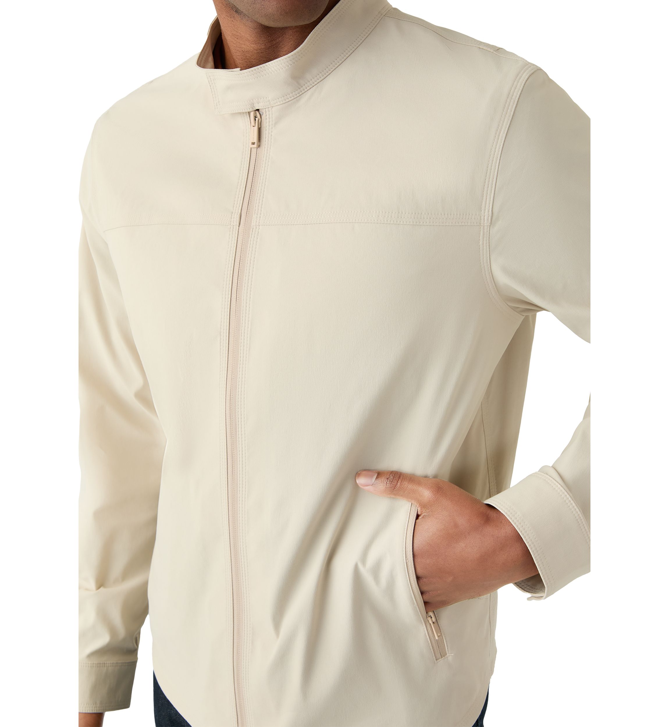 Sport Offwhite Plain Classic Sports Coat