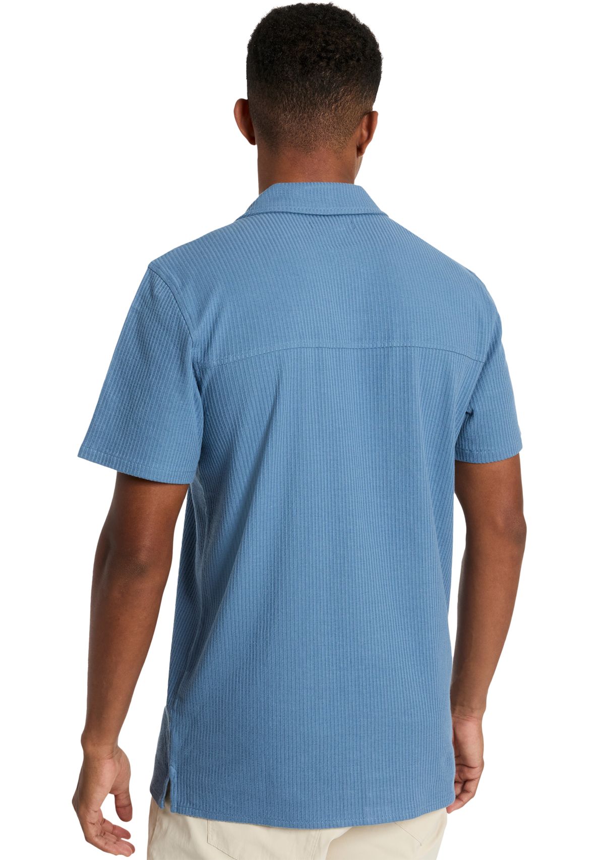 Mens Knit Camp Shirt