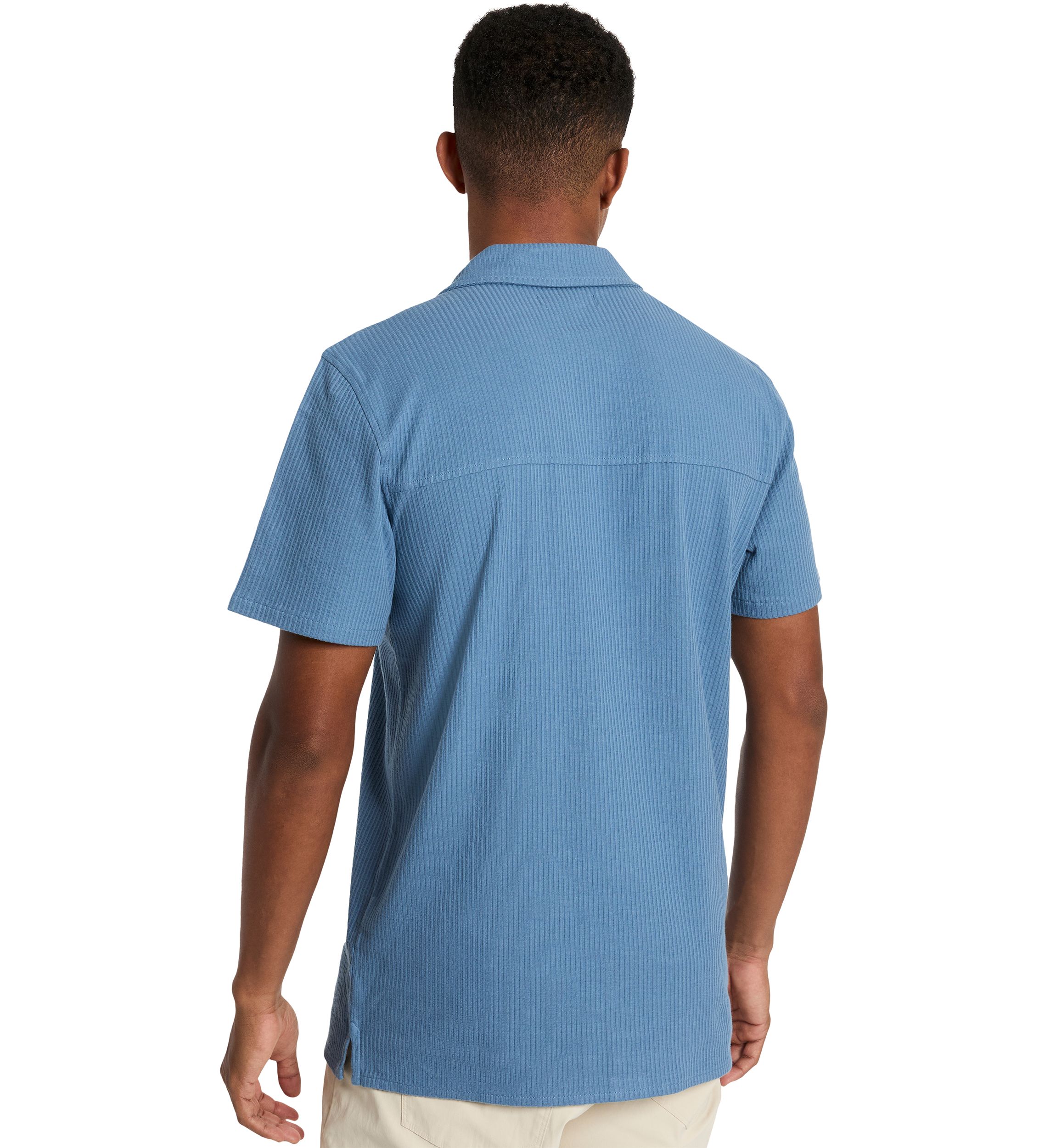 Mens Knit Camp Shirt