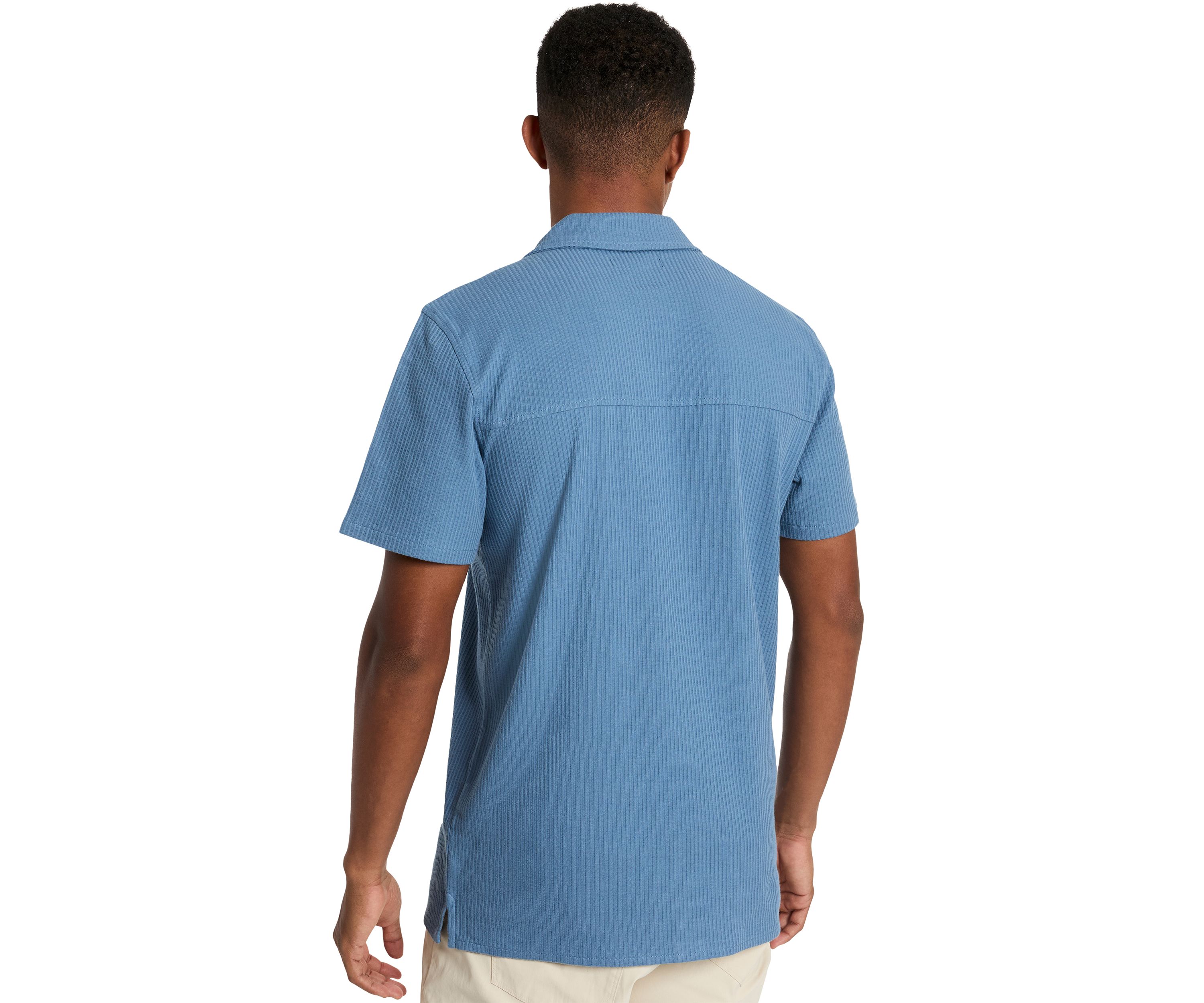 Mens Knit Camp Shirt