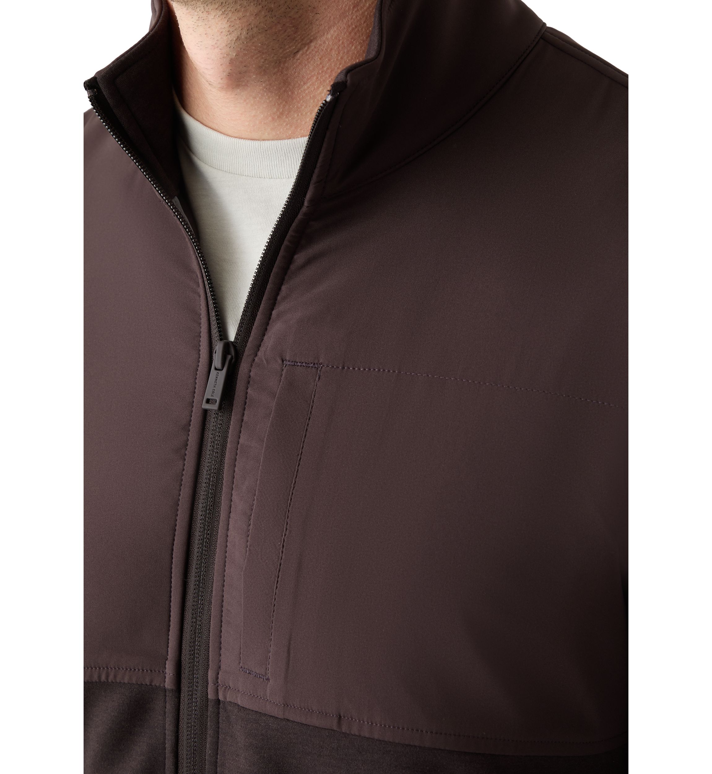  Mock Neck Full Zip Jacket