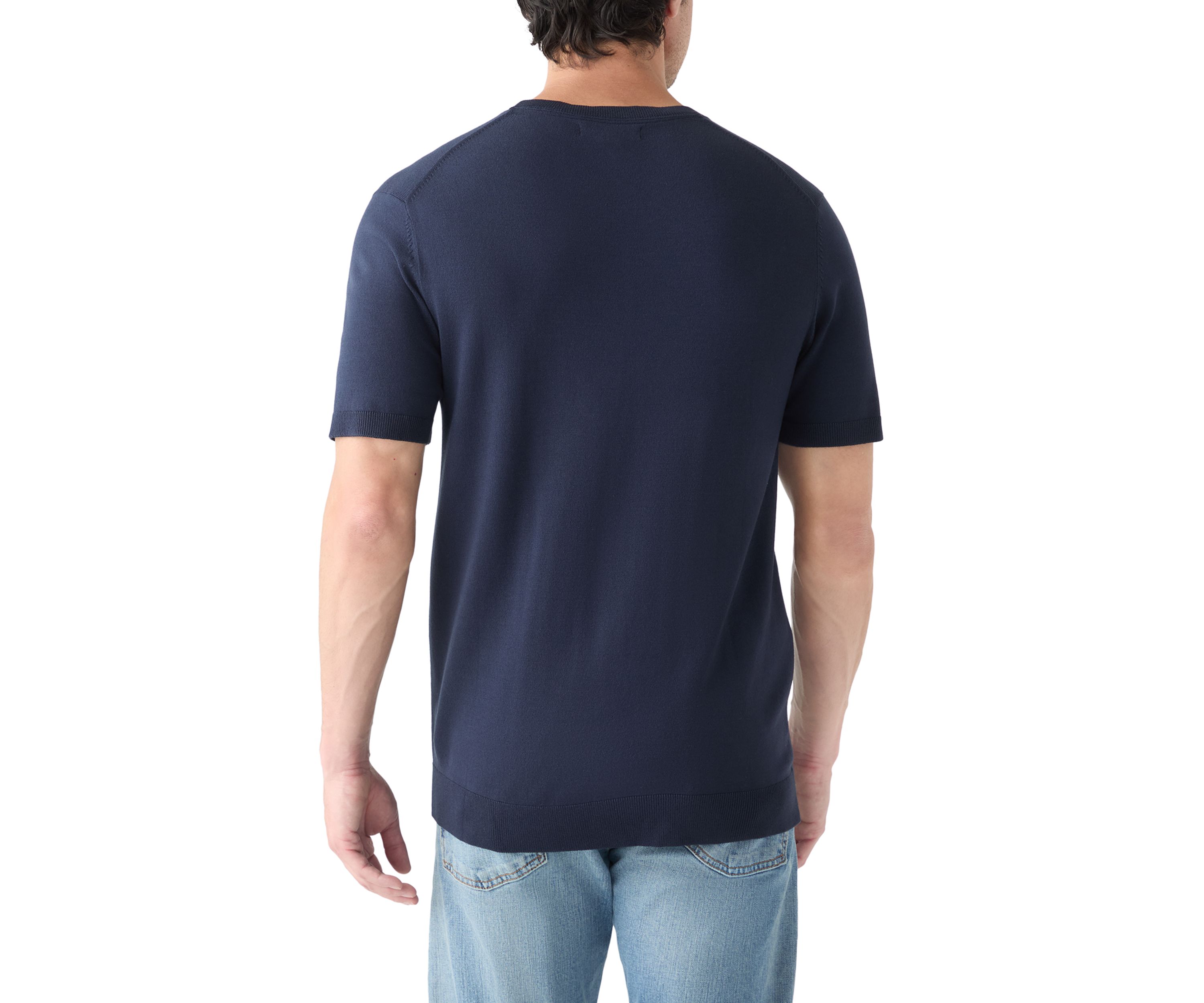 Mens Short Sleeve Sweater 