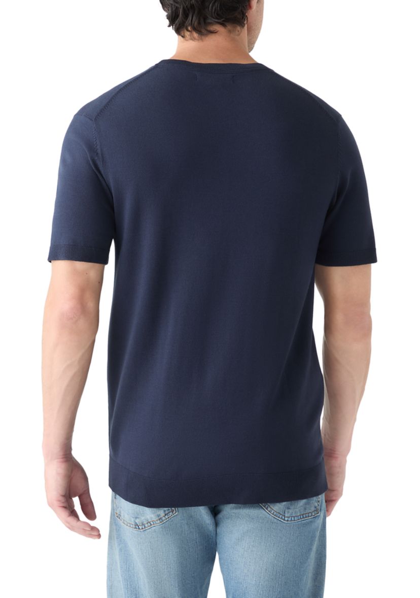 Mens Short Sleeve Sweater 