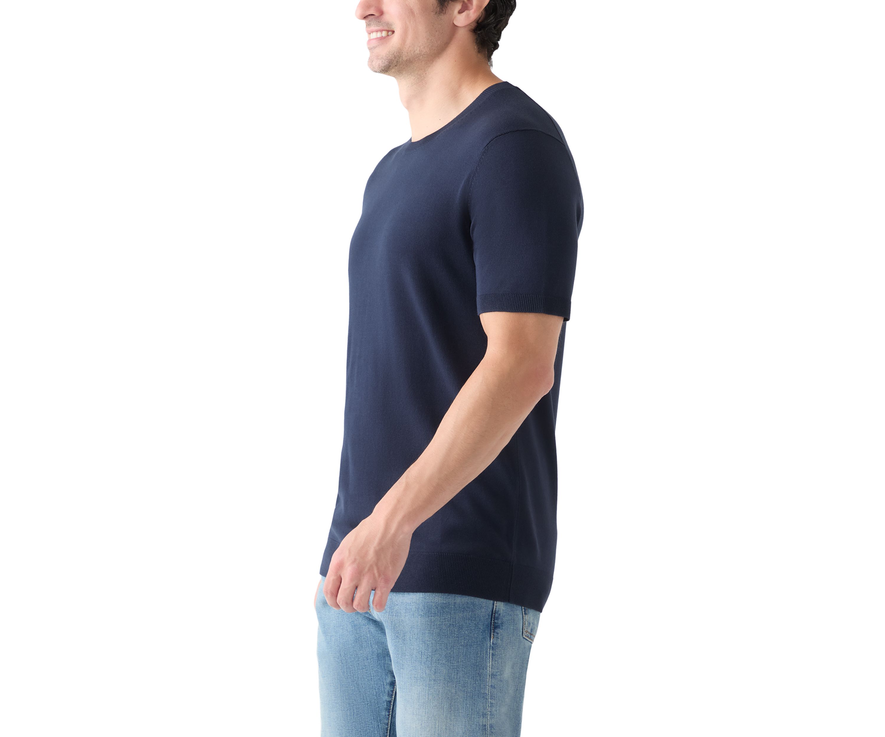 Mens Short Sleeve Sweater 