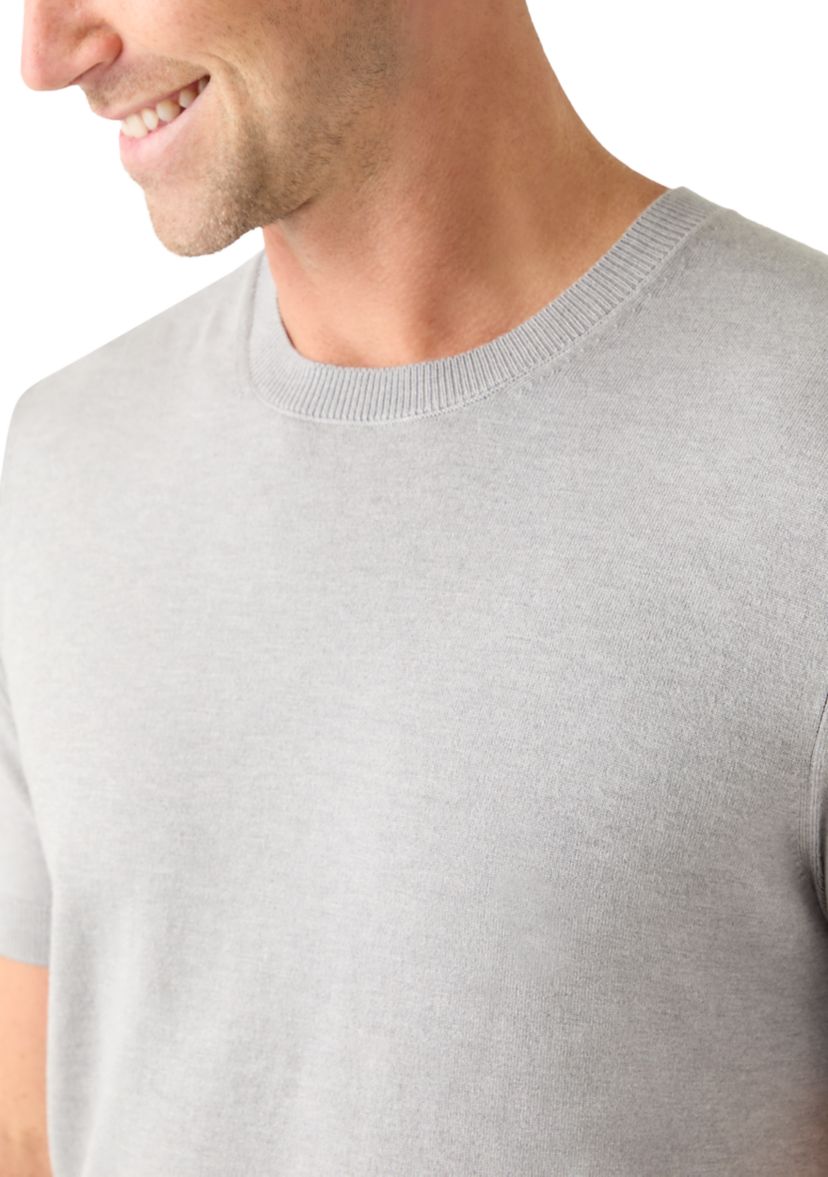 Mens Short Sleeve Sweater