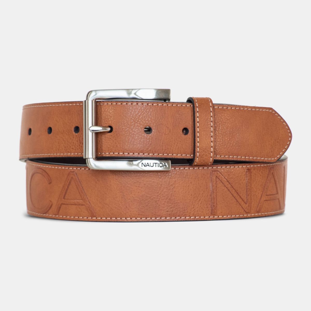 Embossed Logo Jean Belt