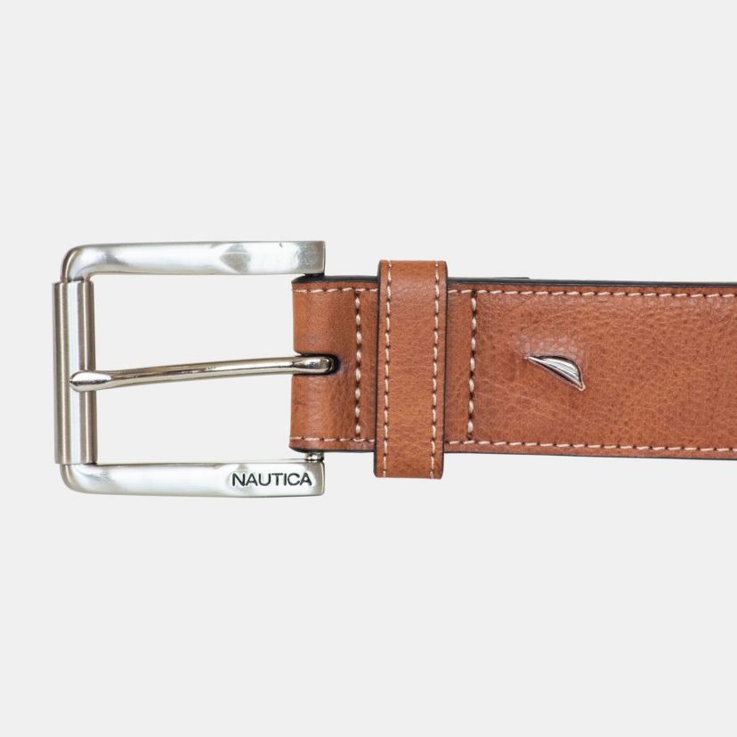 Embossed Logo Jean Belt