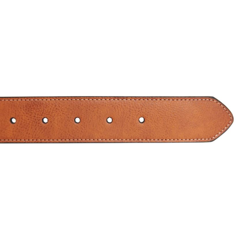 Embossed Logo Jean Belt
