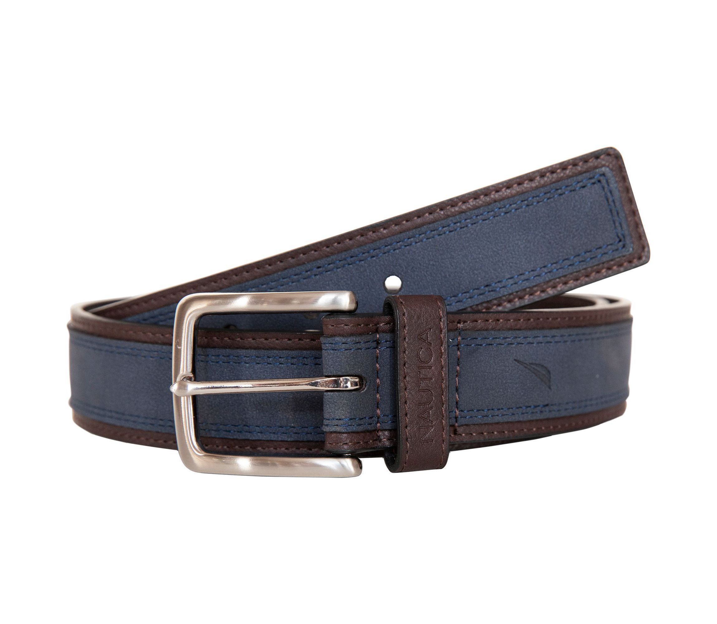 Casual Overlay Leather Belt