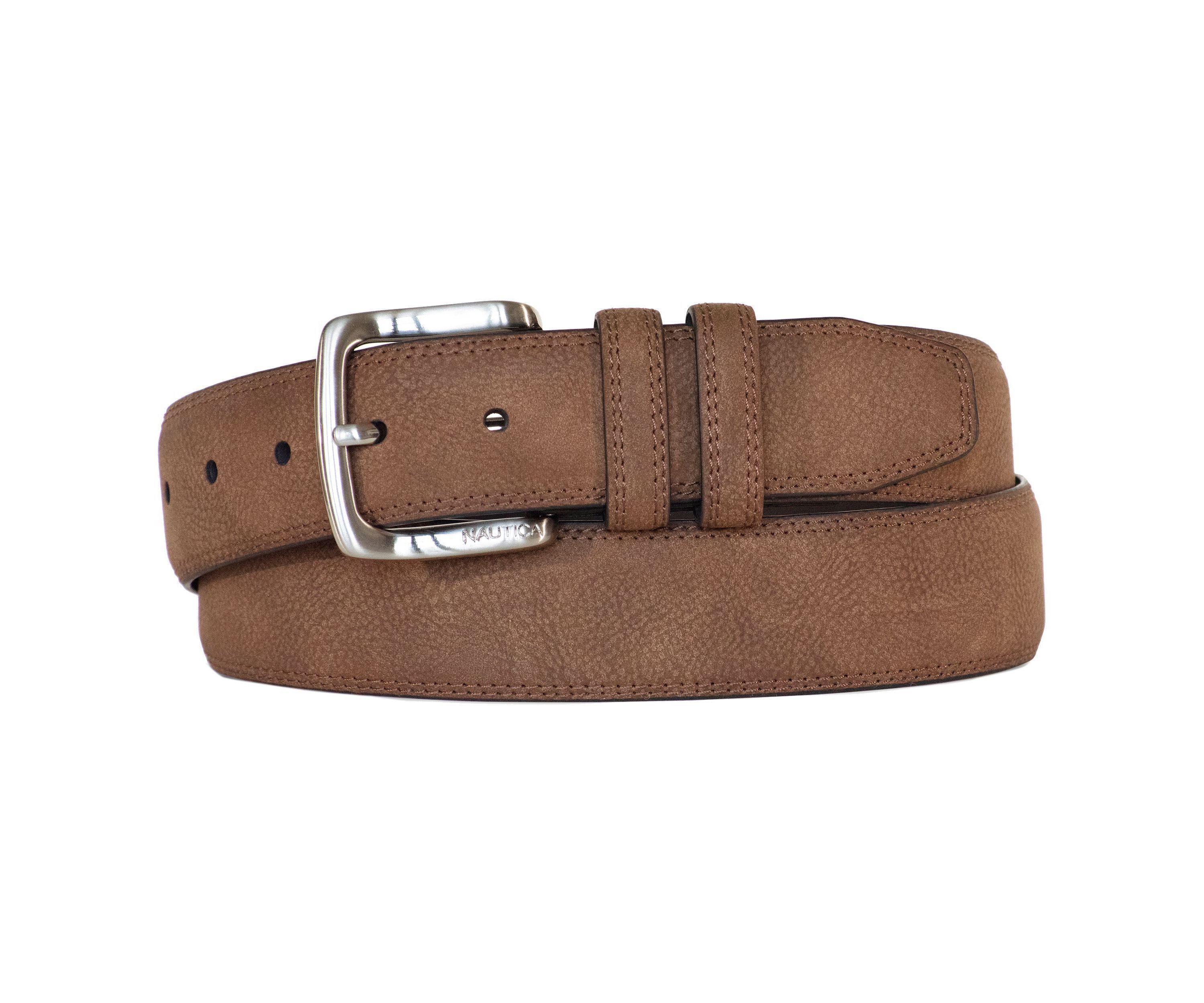 Casual Padded Leather Belt with Signature Ornament