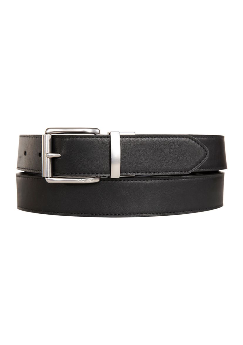 Reversible Belt w/ Flag Pattern