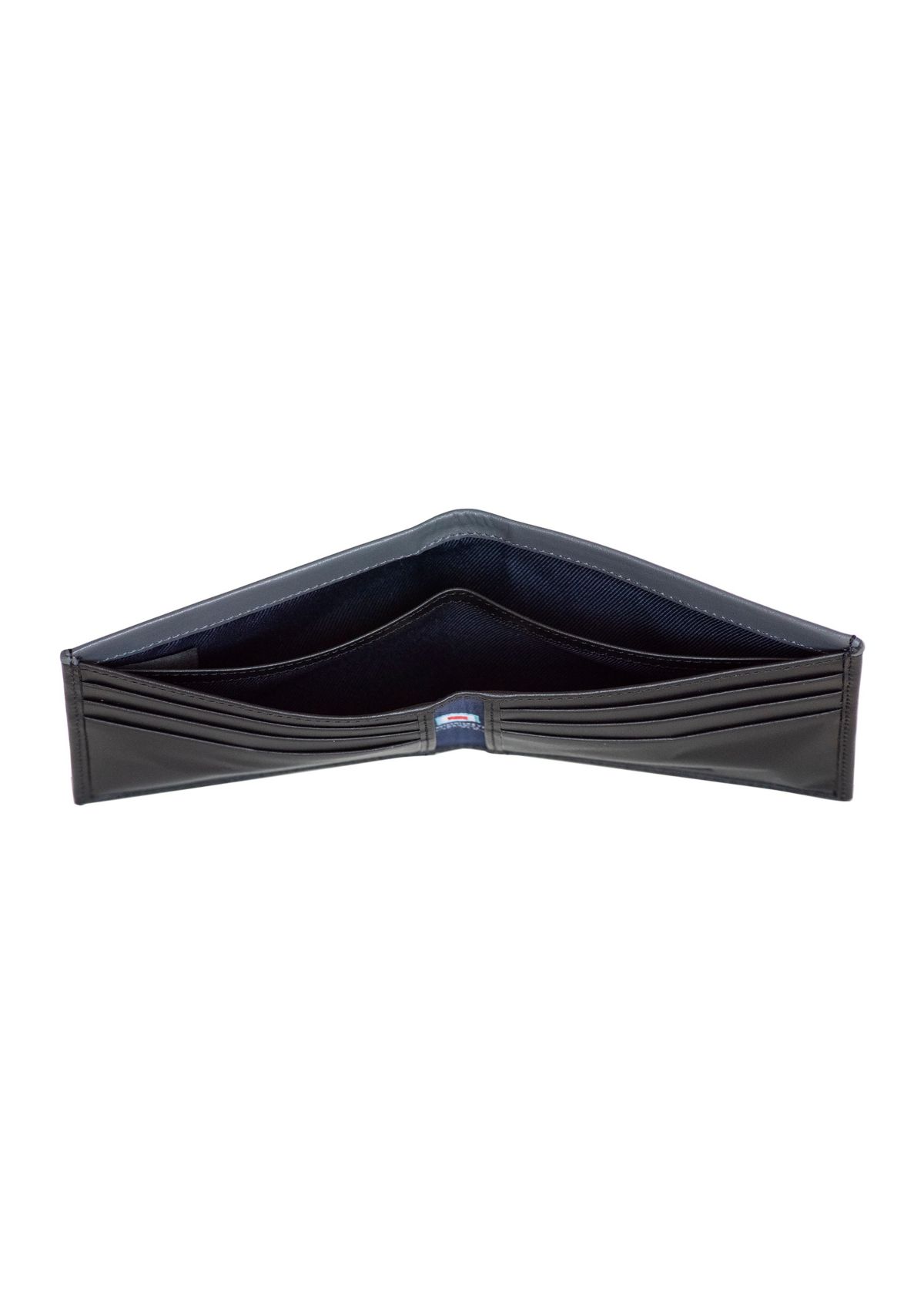 Pop Color Leather Bifold Wallet