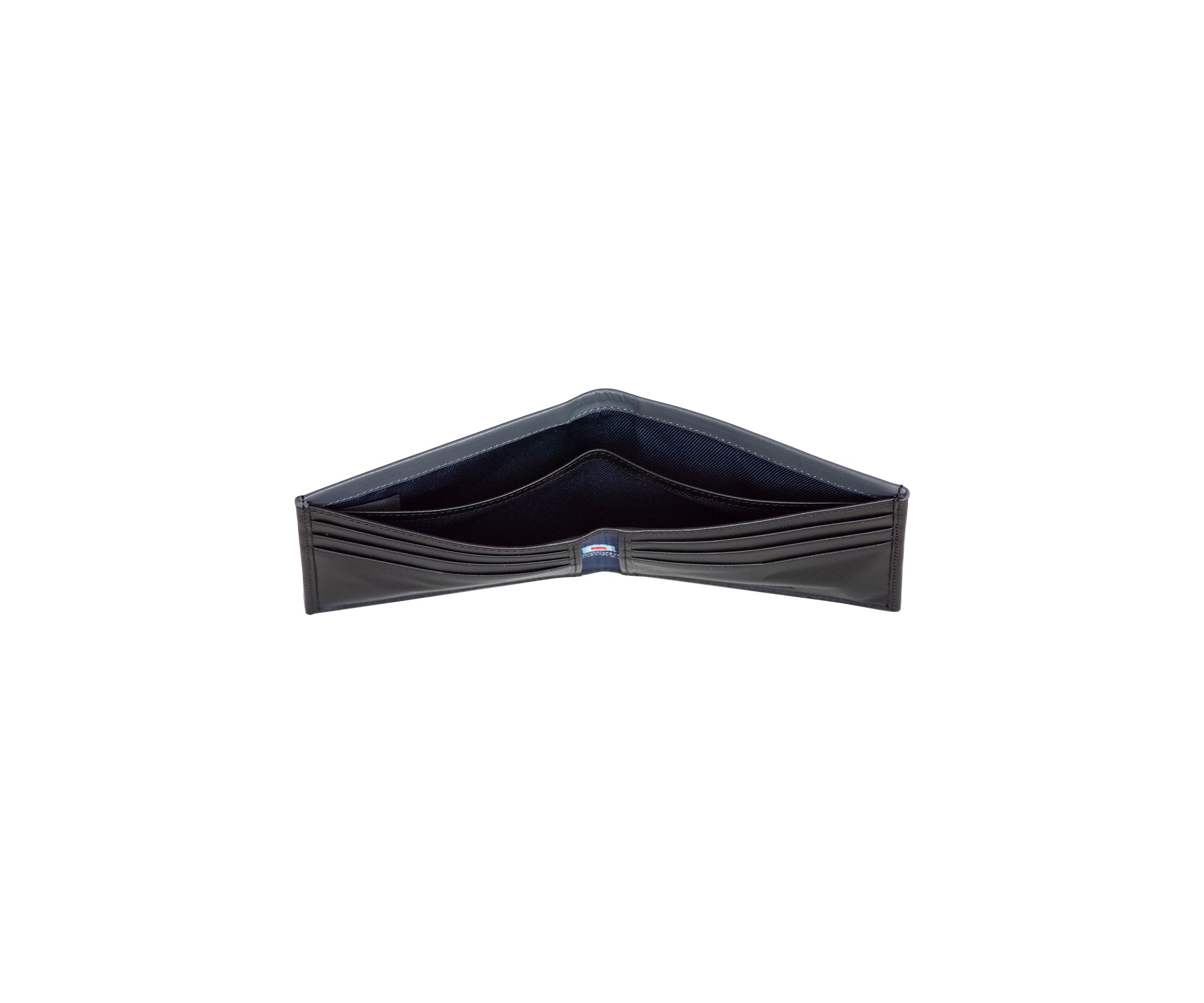 Pop Color Leather Bifold Wallet