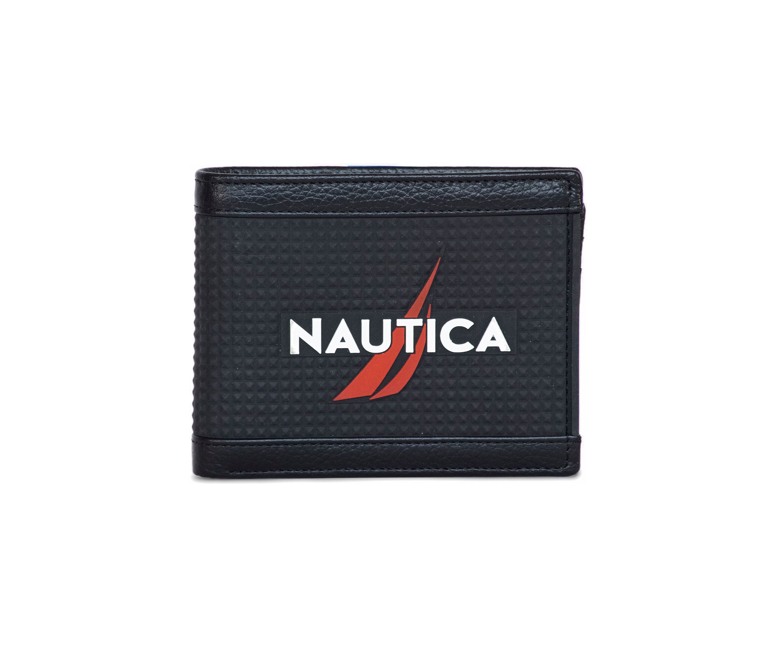 Logo Rubber/Leather Bifold Wallet