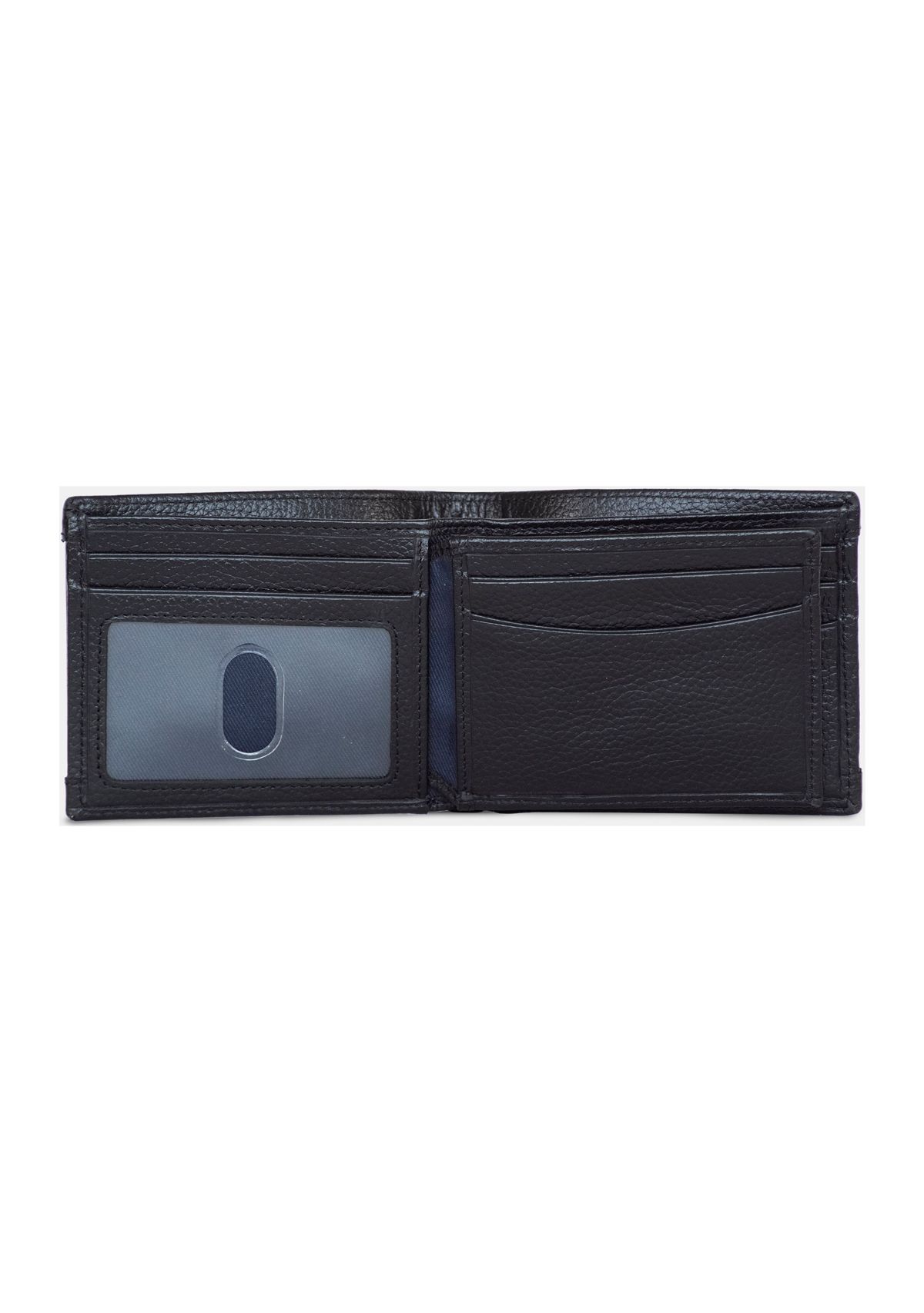Logo Rubber/Leather Bifold Wallet