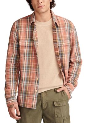 Lucky Brand Men's Vintage Dobby Twill Shirt