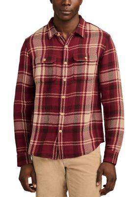 Lucky Brand Men's Textured Printed Shirt