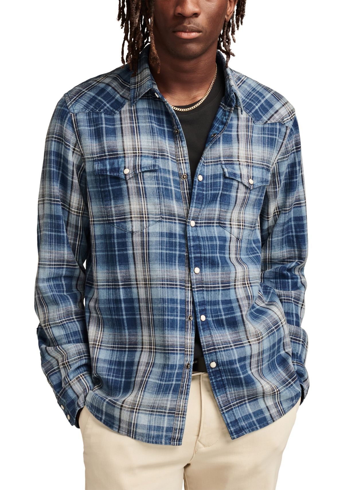 Plaid Western Shirt 