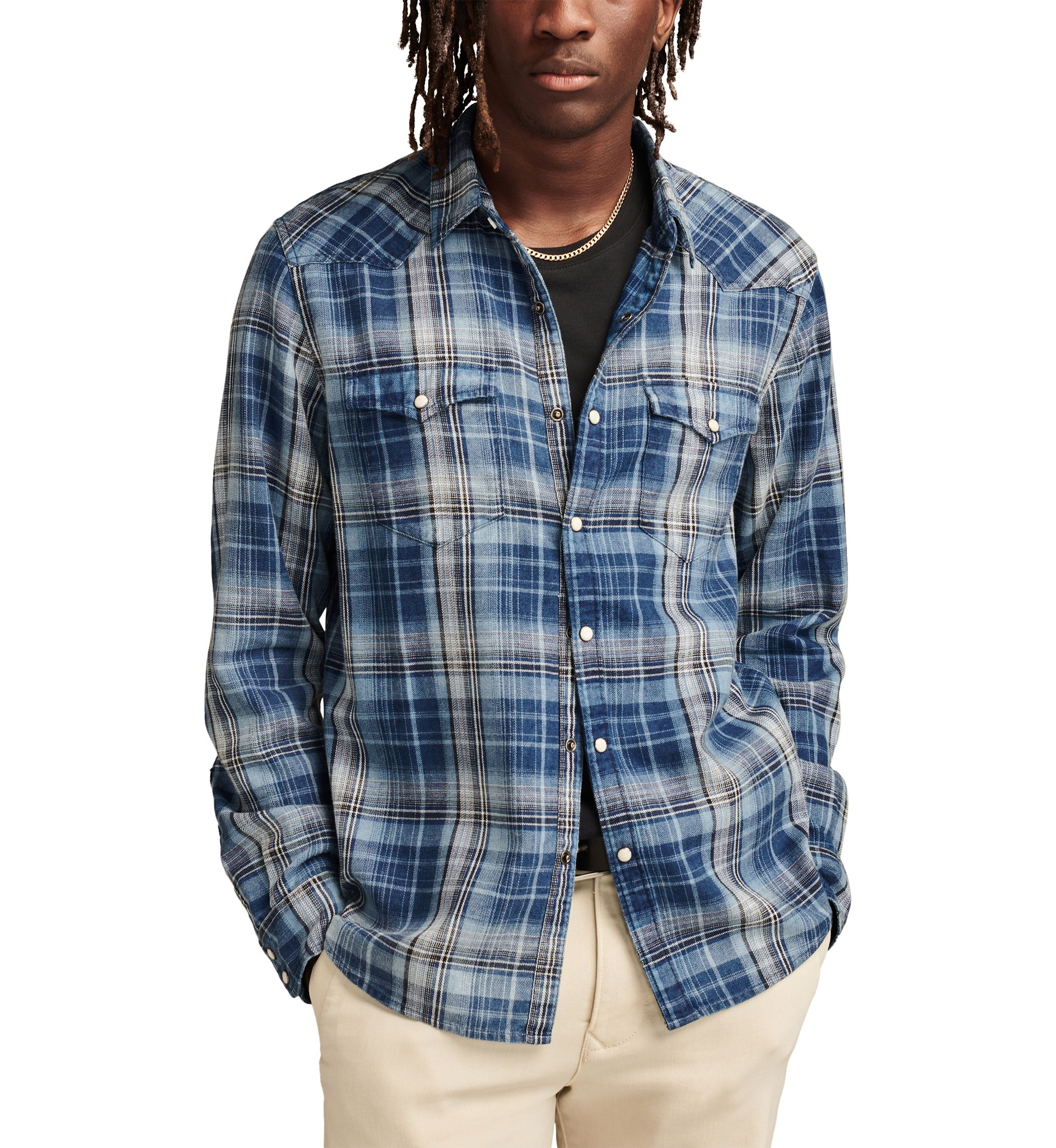 Plaid Western Shirt 