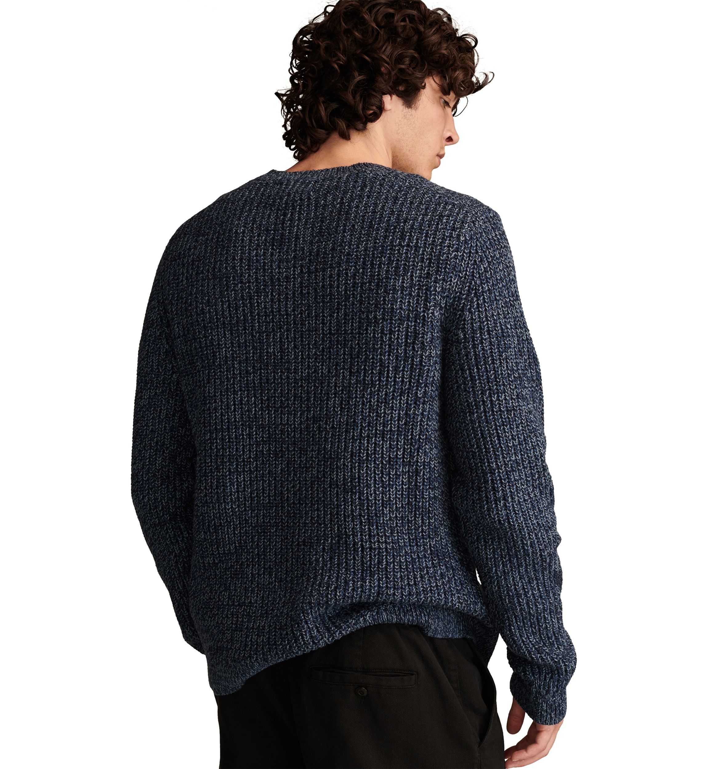 Easy Marled V-Neck Sweater 