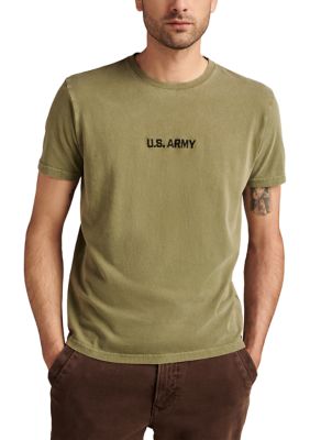 Lucky Brand Men's Small Army Logo Graphic T-Shirt
