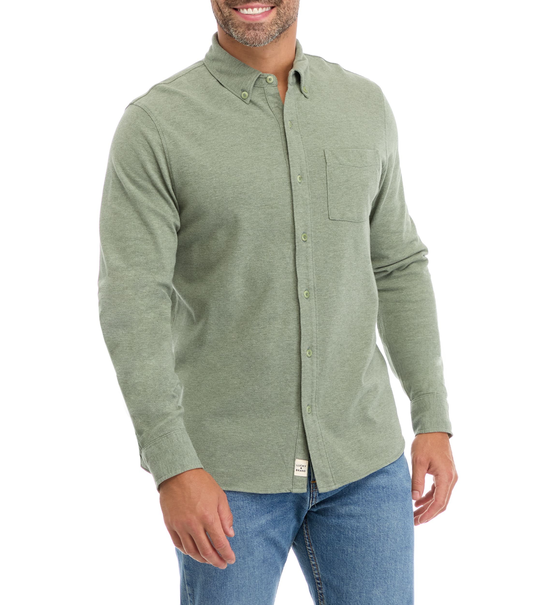 Knit Oxford Shirt 
