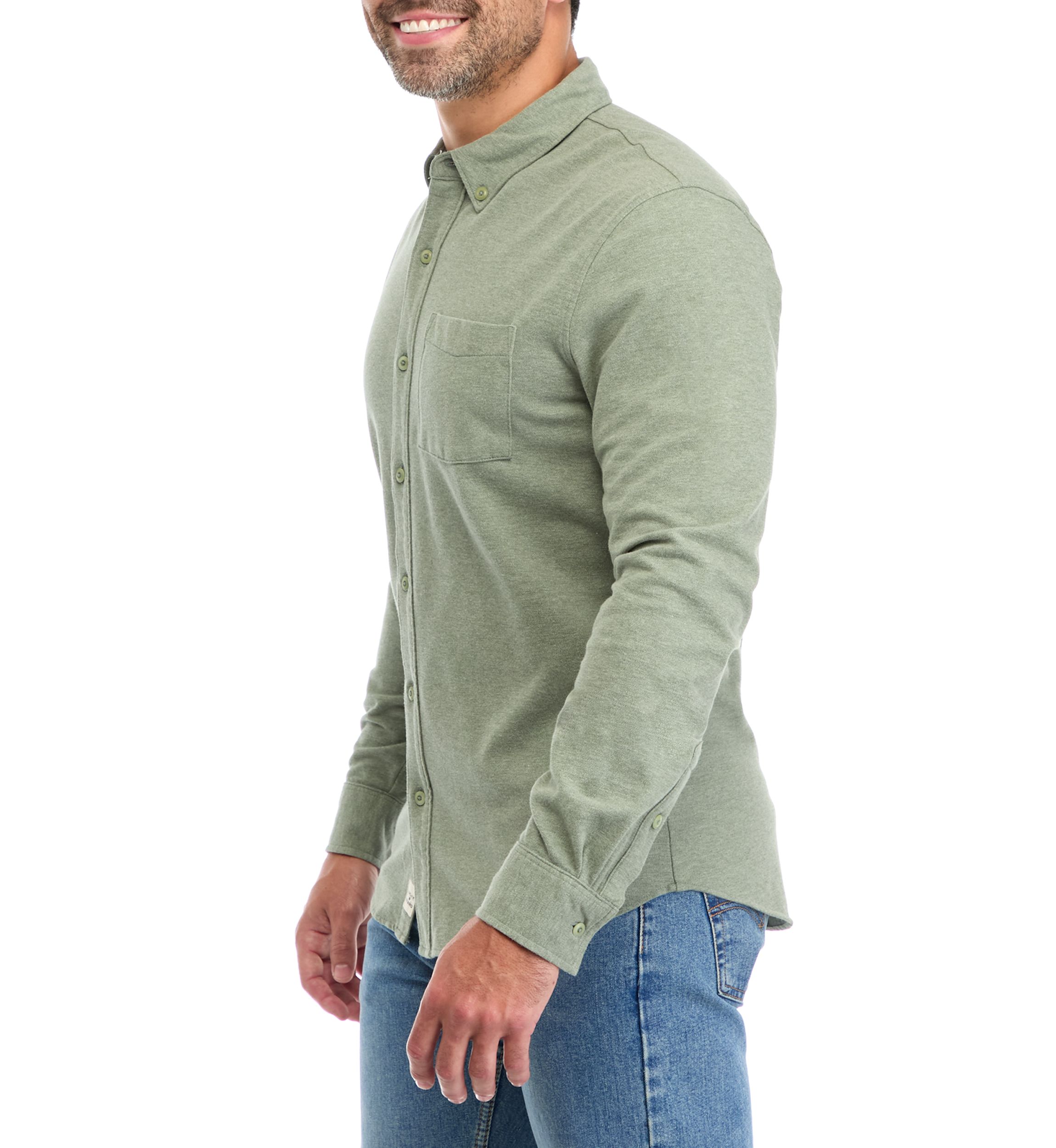 Knit Oxford Shirt 