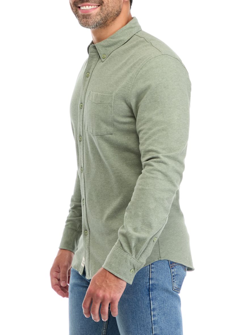 Knit Oxford Shirt 