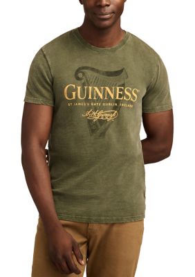 Lucky Brand Men's Guinness Harp Logo Graphic T-Shirt