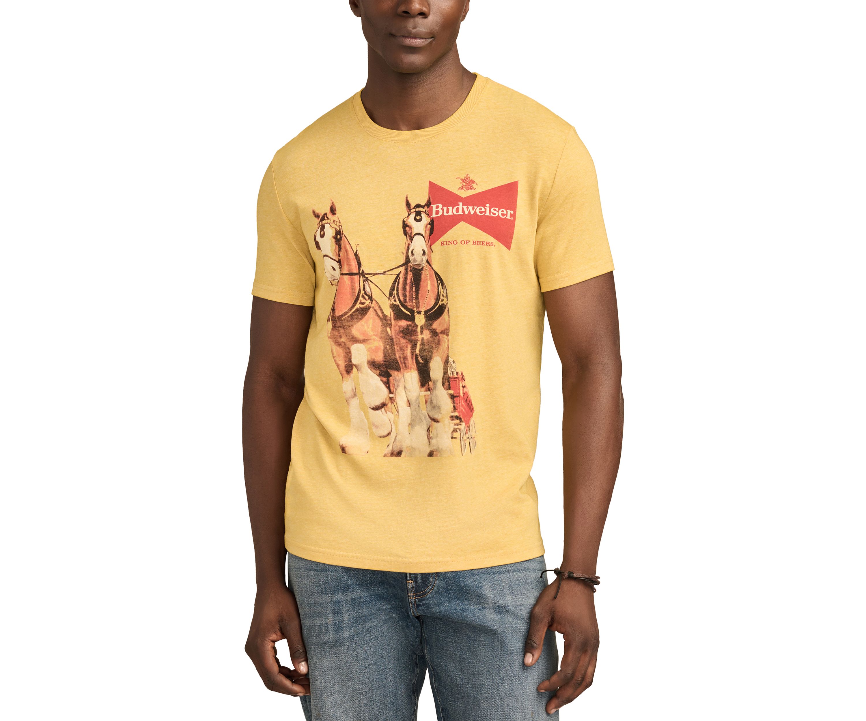  Budweiser Horses Graphic T-Shirt 
