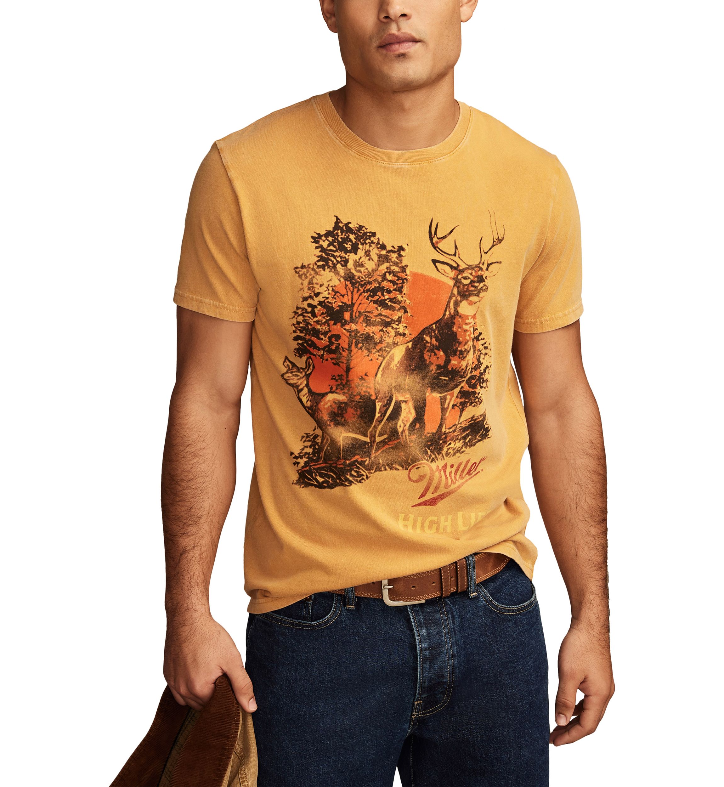 High Life Deer Graphic T-Shirt