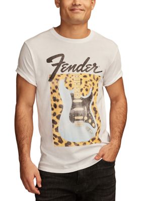 Lucky Brand Men's Fender Leopard Graphic T-Shirt