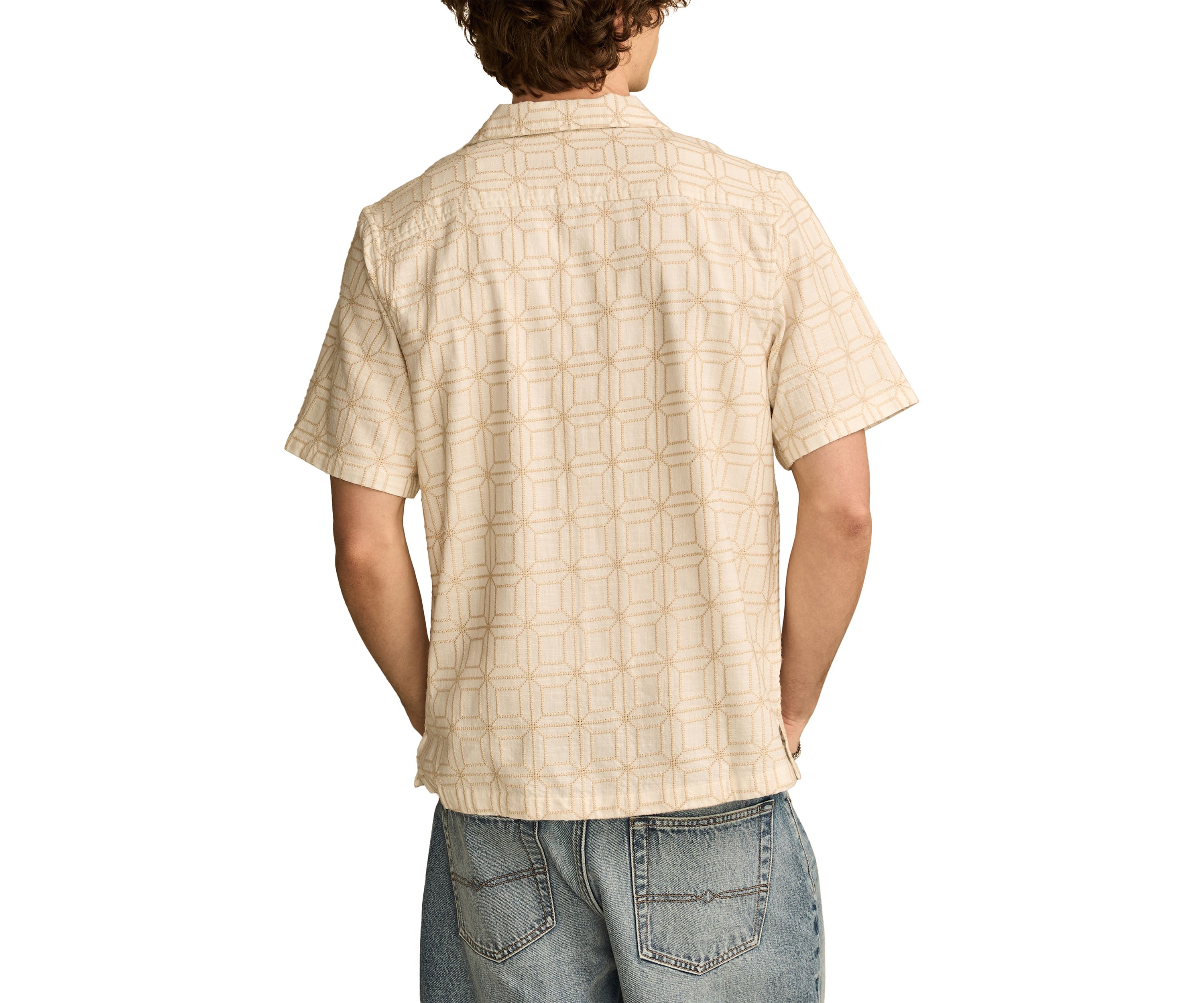 Short Sleeve Camp Collar Shirt