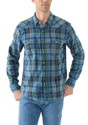 Lucky Brand Men's Twill Long Sleeve Masa Western Shirt