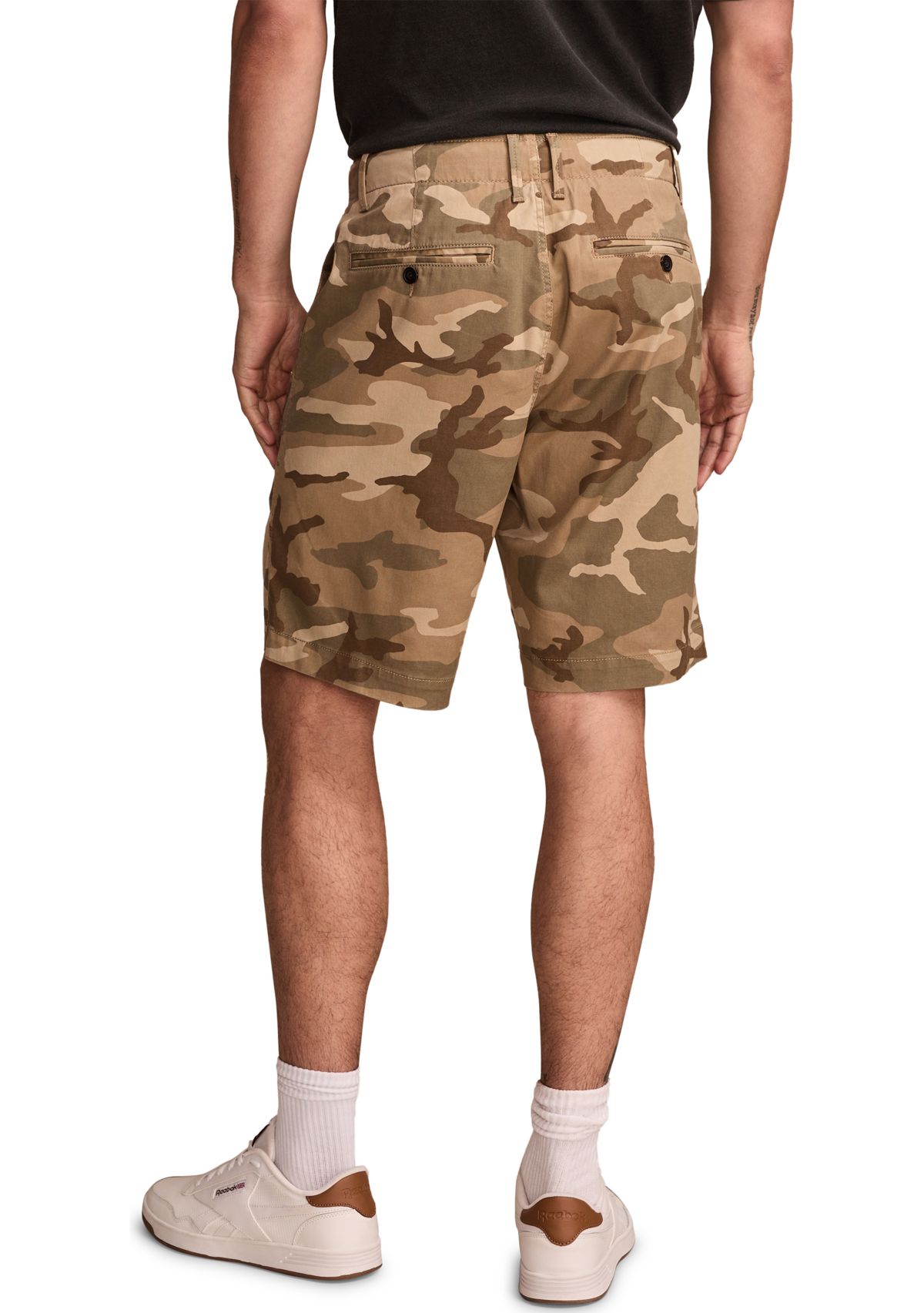 Camo Stretch Twill Shorts