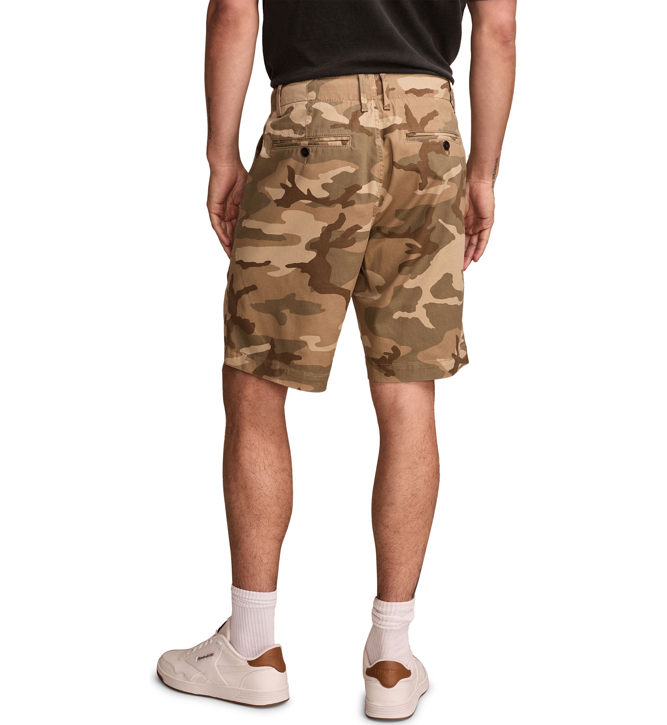 Camo Stretch Twill Shorts