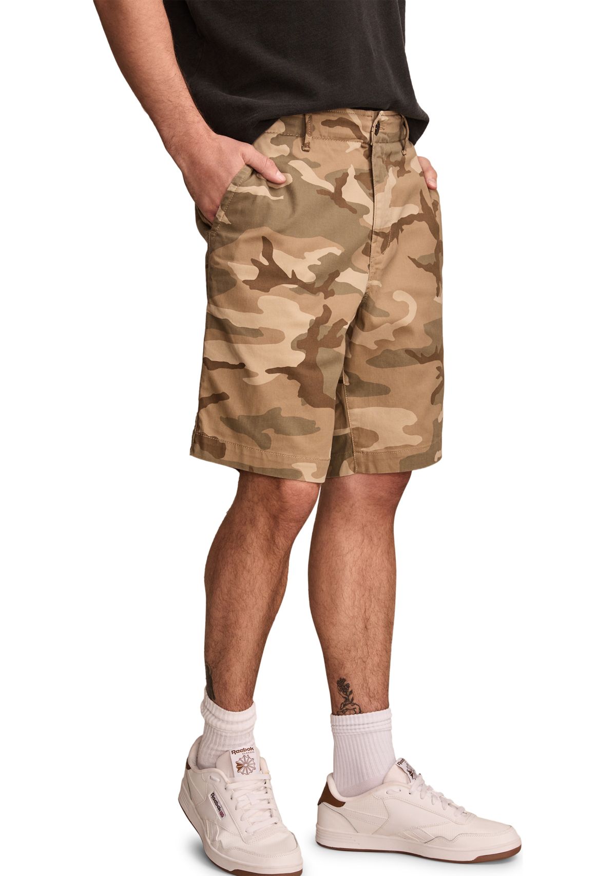 Camo Stretch Twill Shorts