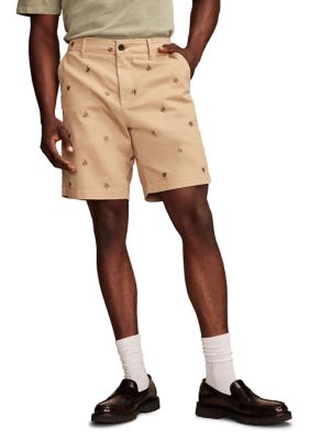Lucky Brand Men's Embroidered Shorts