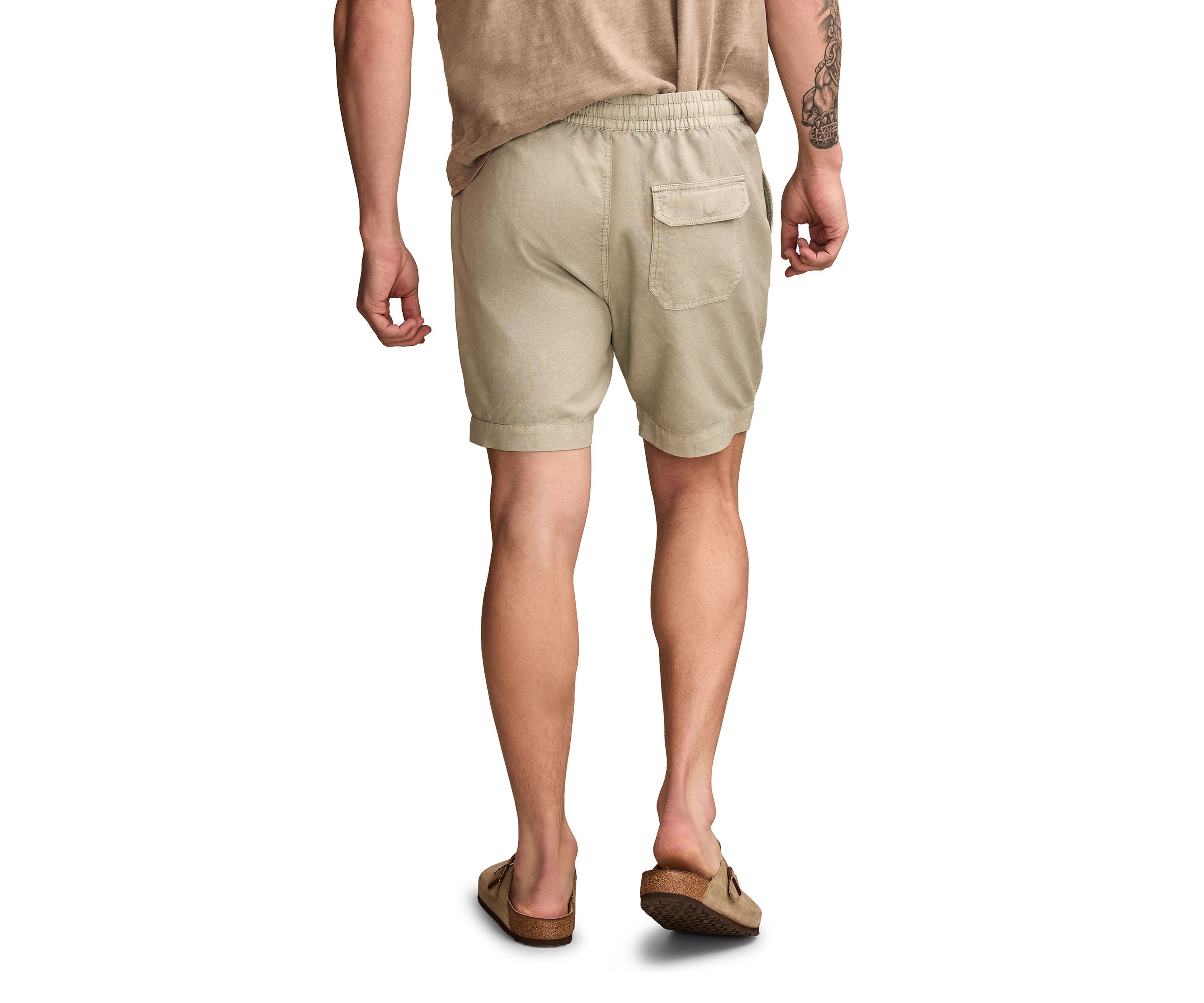 7" Linen Pull On Shorts