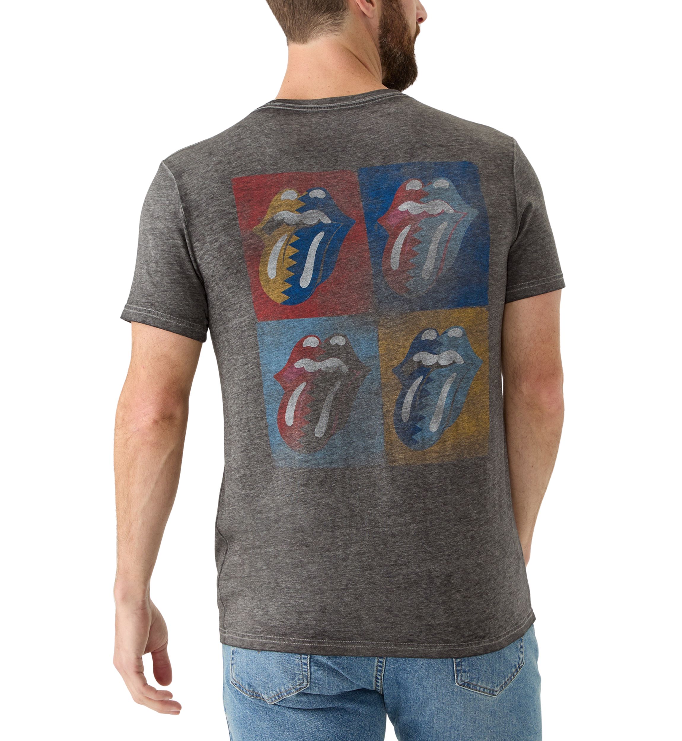 Mens Rolling Stones Tongues Graphic T-Shirt 