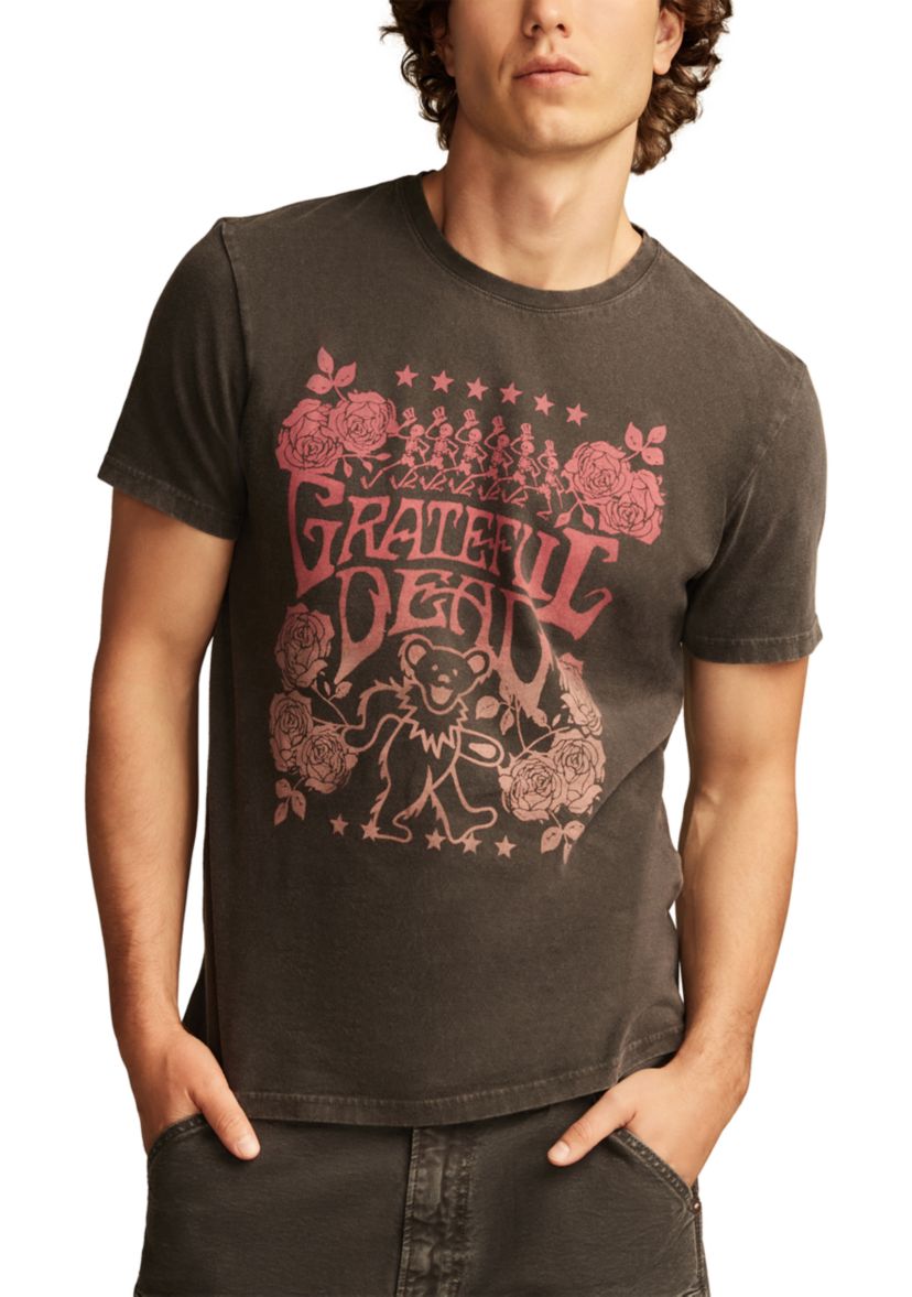 Grateful Dead Floral Short Sleeve Graphic T-Shirt