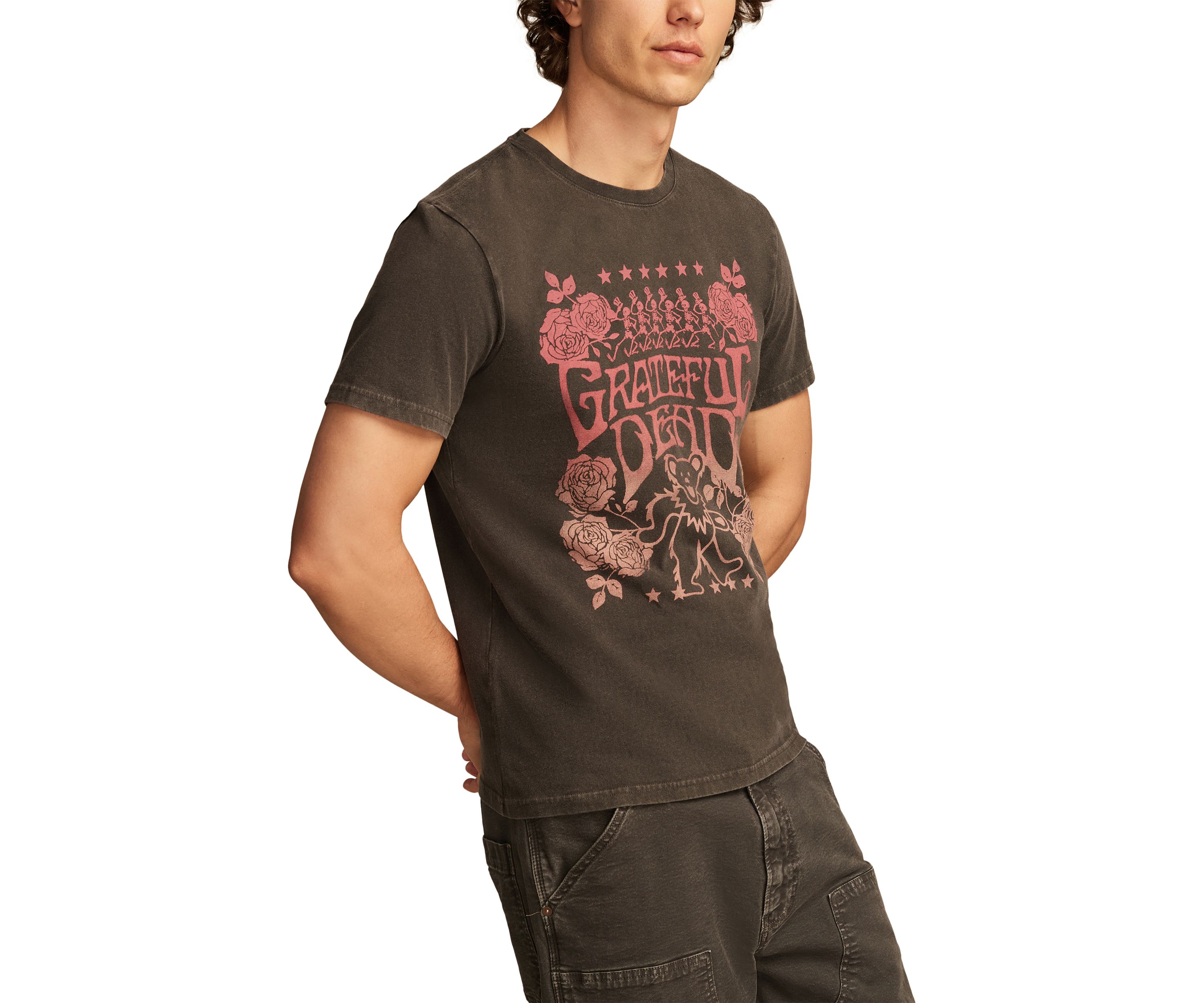 Grateful Dead Floral Short Sleeve Graphic T-Shirt