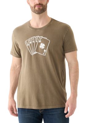 Lucky Brand Men's Lucky Cards Graphic T-Shirt